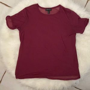 Forever 21  Plus Mesh T-Shirt